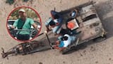 Cambian motocarro por un burro con quebrantos de salud a familia recicladora en Riohacha, La Guajira