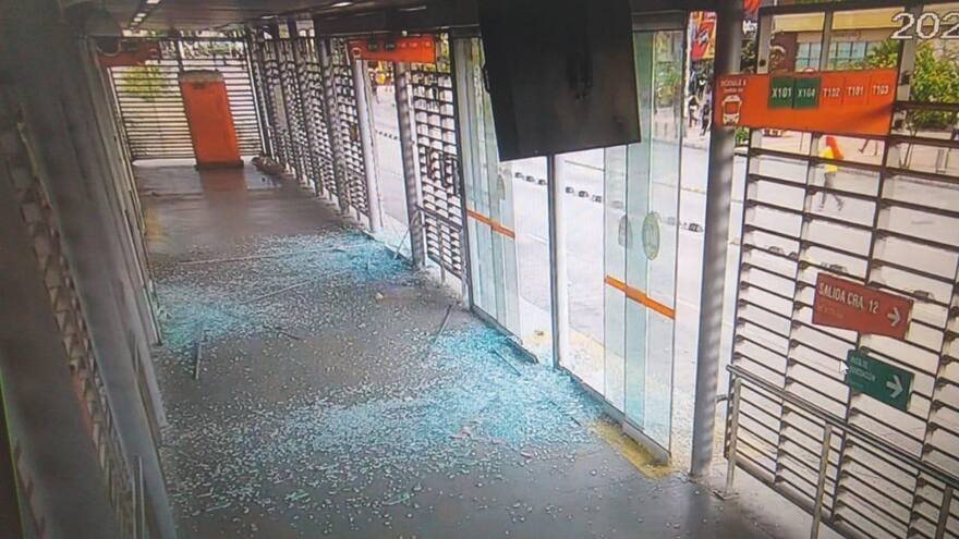 Tras vandalismo Transcaribe cierra este martes tres estaciones