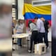 Colombianos en Venezuela votan en las elecciones presidenciales por primera vez en casi 10 años