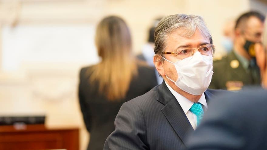 Misa en honor al ministro de Defensa Carlos Holmes Trujillo