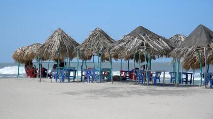 Playas del Atlántico con poca afluencia de visitantes