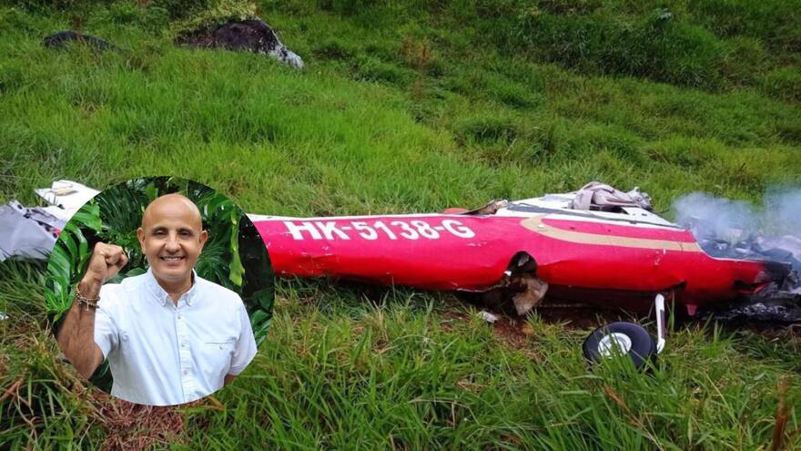 Hallan cuerpo de candidato a la Gobernación que iba en avioneta accidentada