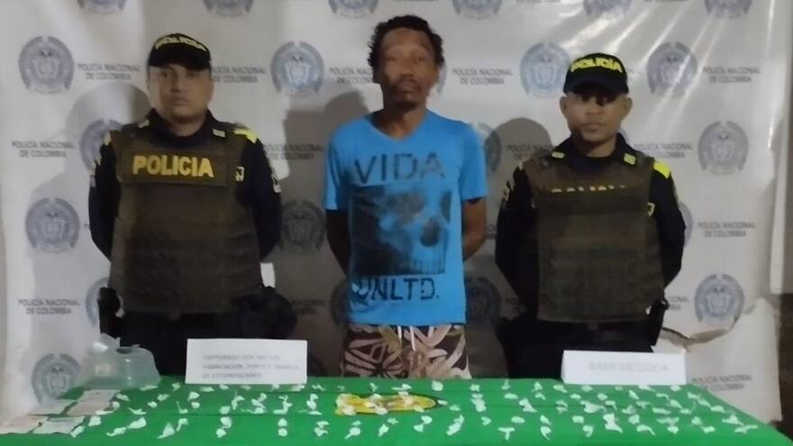 Sorprenden en flagrancia a un expendedor de estupefacientes en Bolívar