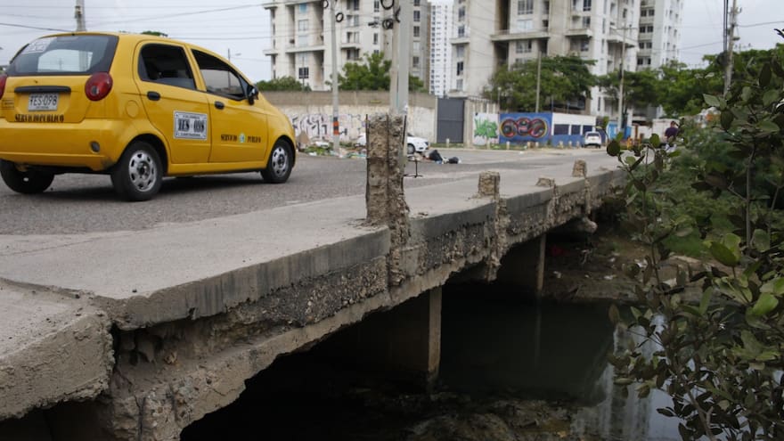 Cartagena licita obras para recuperar Puente Benjamín Herrera