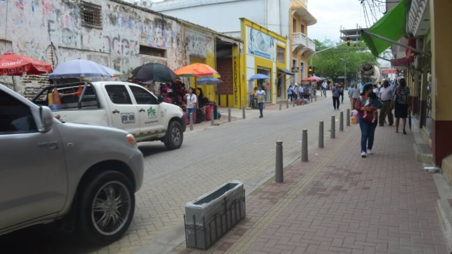 El centro de Sincelejo estrena jardineras