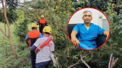 Desapareció enfermero que cayó al Arroyo Grande de Corozal: Bomberos realizan labores de rescate