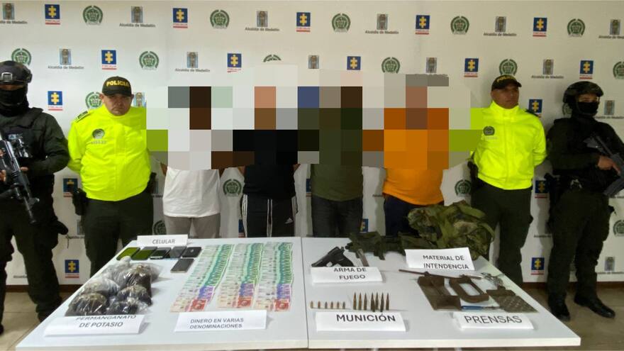 Policía desarticuló a ‘los Armeros’, presuntos comercializadores de armas