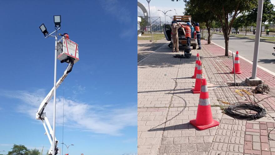 No paran los actos vandálicos en alumbrado público de Valledupar