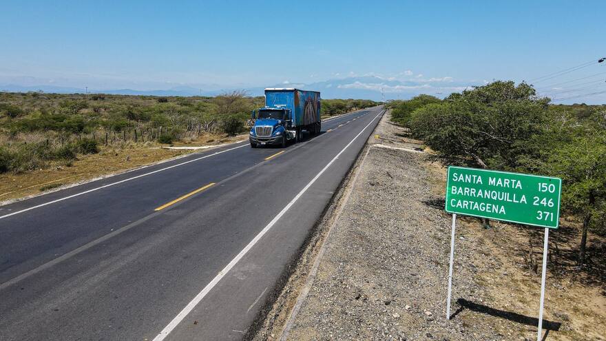 Movilización de carga por carretera desde el Atlántico creció 5,7 % en 2023