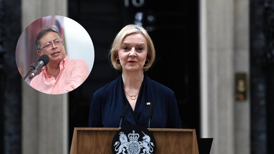 Presidente Gustavo Petro se pronunció sobre la renuncia de la primera ministra británica, Liz Truss