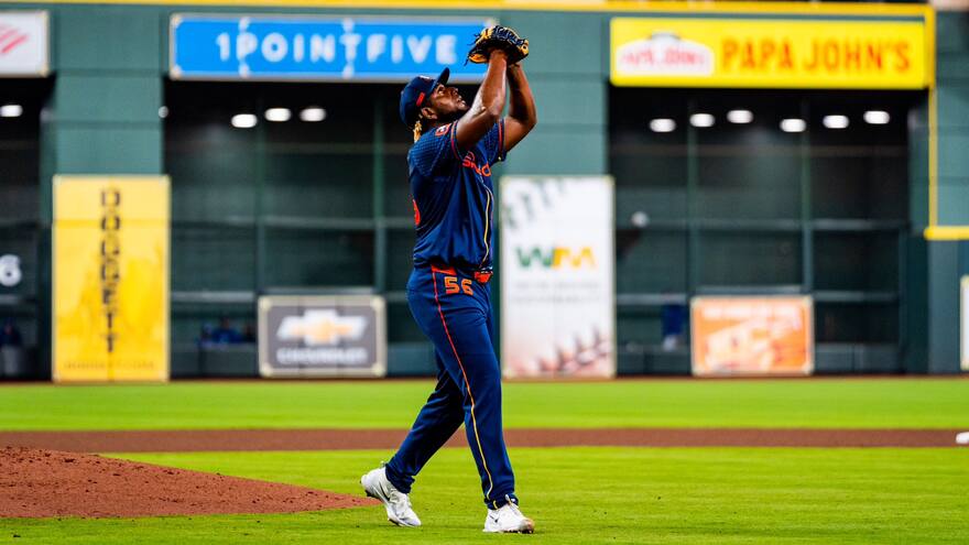 Béisbol de Grandes Ligas: el dominicano Ronel Blanco lanza con los Astros de Houston el primer no hit no run del año