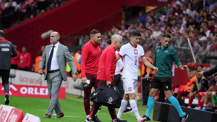 Lewandowski se lesionó y será baja de Polonia en la Eurocopa