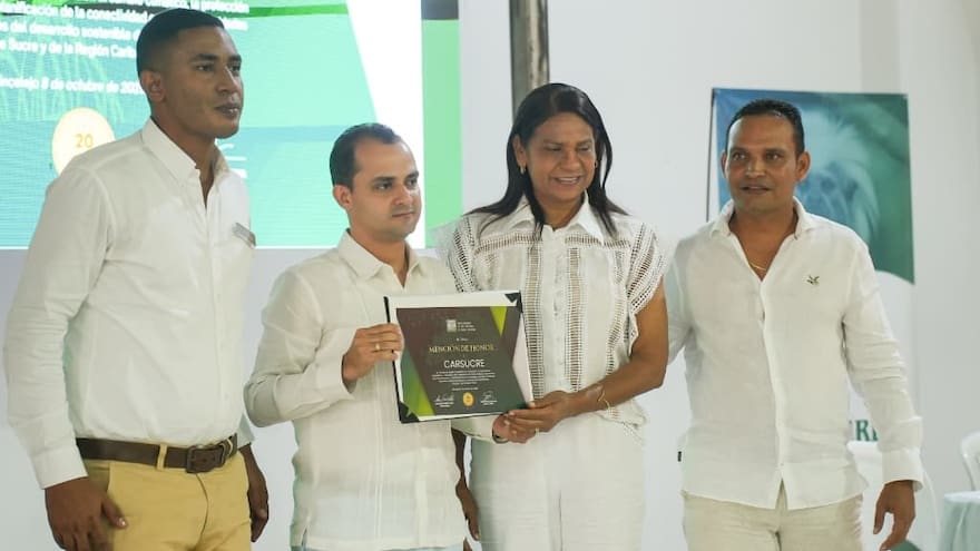 Sirap Caribe destacó el trabajo de Carsucre en beneficio de la conservación de ecosistemas