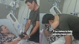 Chayanne conmueve al visitar a fan con cáncer en el hospital que no pudo ir a su concierto: “Te vine a saludar personalmente”