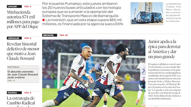 Nueva fase en renovación de la flota de Transmetro