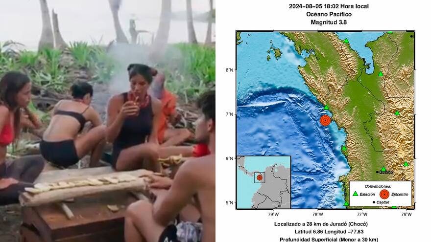 Participantes de reality que se graba en Colombia sufrieron pánico por fuerte temblor
