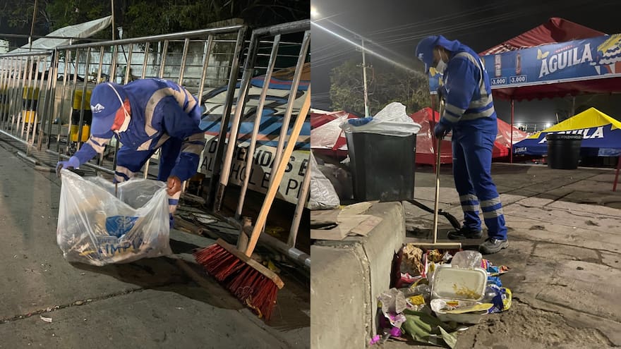 Triple A recogió 151 toneladas de residuos durante el Carnaval