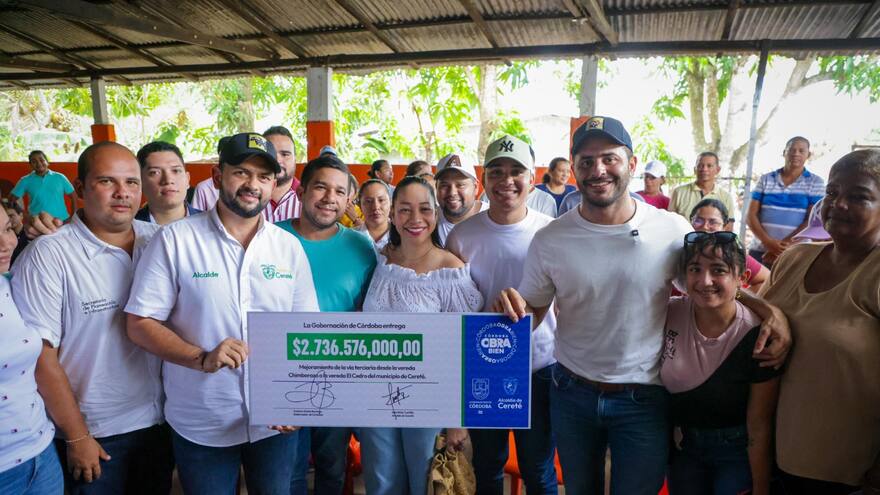 Córdoba: inician la construcción de la vía principal de Rabolargo, en Cereté