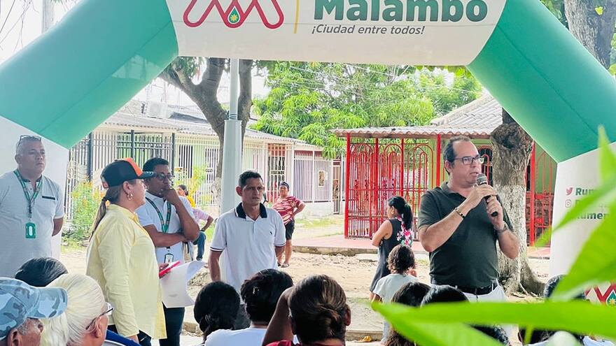 Detallan obras de pavimentación en el sector de San Antonio en Malambo