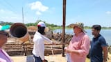 Las obras del puente de La Loma, en San Marcos, registran un avance superior al 70%