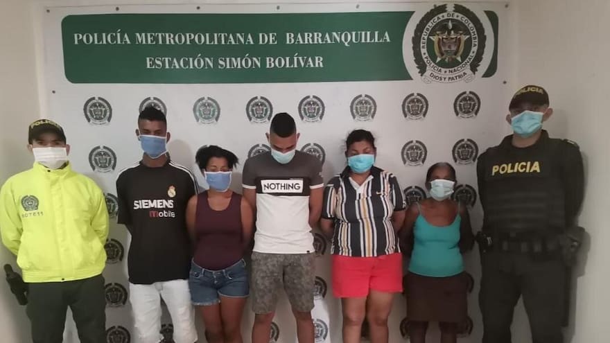 Desmantelan banda de vendedores de drogas
