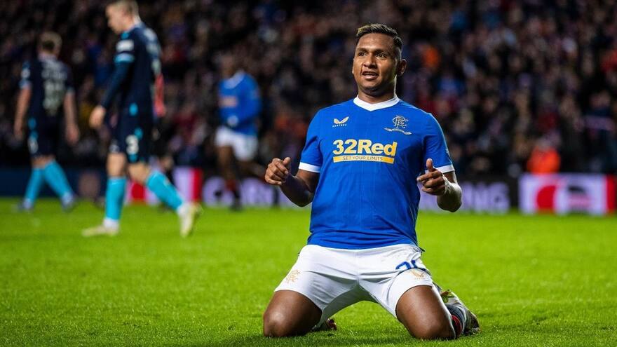 Alfredo Morelos se reencuentra con el gol en la Premier escocesa