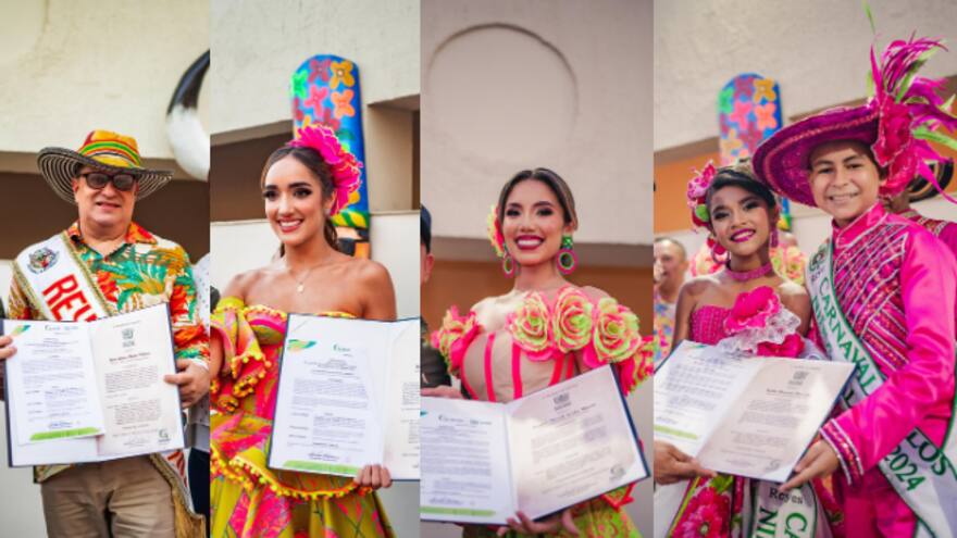 Galapa exaltó a sus soberanos para el carnaval 2024