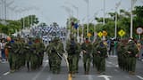 En imágenes: así se vivió el desfile militar del 20 de Julio en Barranquilla