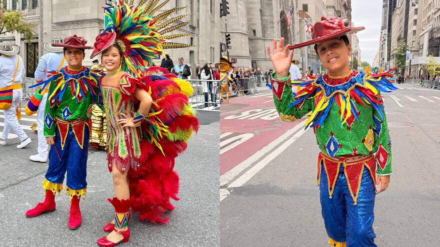 Los Reyes Infantiles del Carnaval de la 44 desataron la chispa de los Diablos Arlequines en Nueva York
