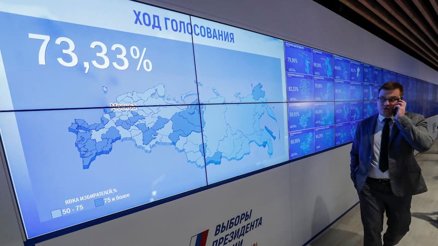 Putin gana las elecciones presidenciales rusas por quinta vez, según primeros sondeos