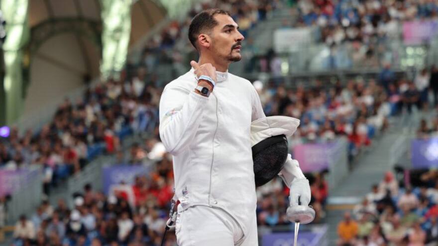 Juegos Olímpicos: el esgrimista colombiano Jhon Rodríguez se despide de París 2024