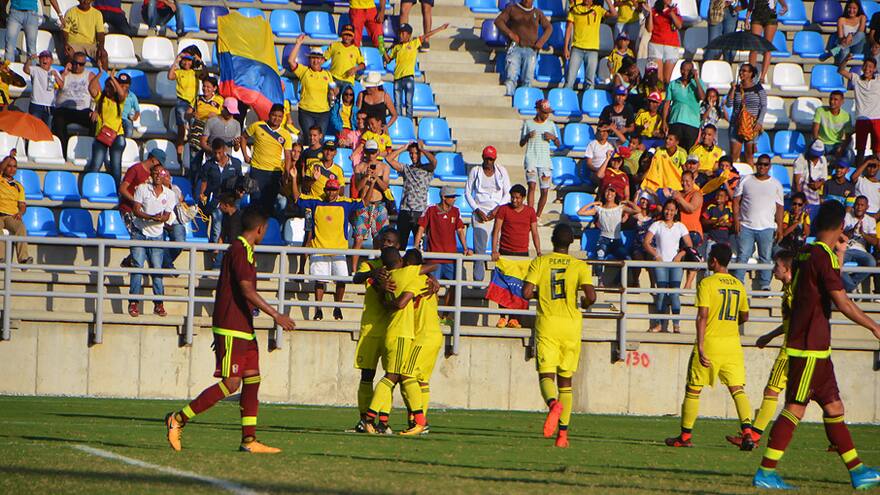 Colombia se aseguró en la disputa del oro del fútbol masculino de los Juegos Bolivarianos