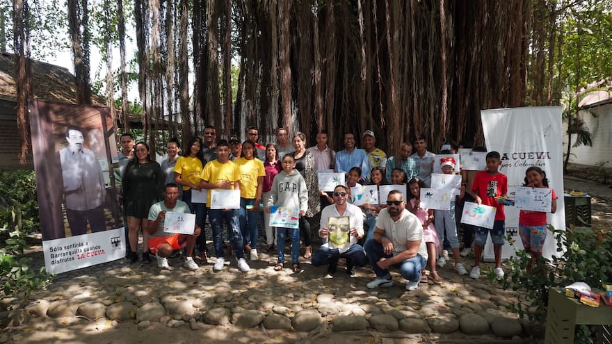 ‘La Cueva por Colombia’ llevó su ruta de letras y pinceles a Aracataca