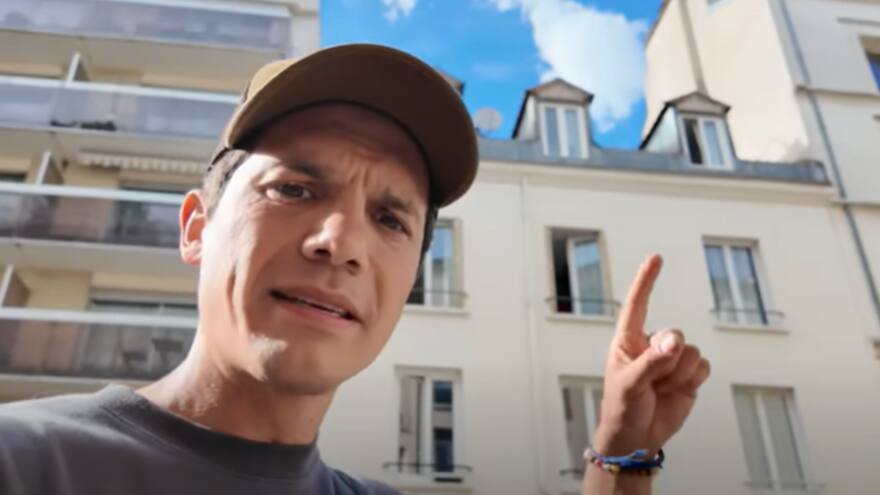 Youtuber colombiano mostró cómo son los microapartamentos de 9 metros cuadrados en París, Francia