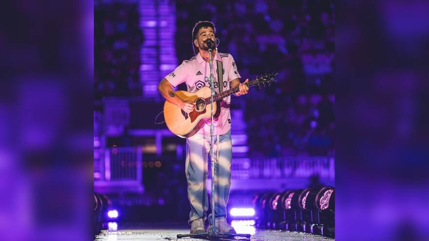 Camilo impuso el talento colombiano en presentación de Messi