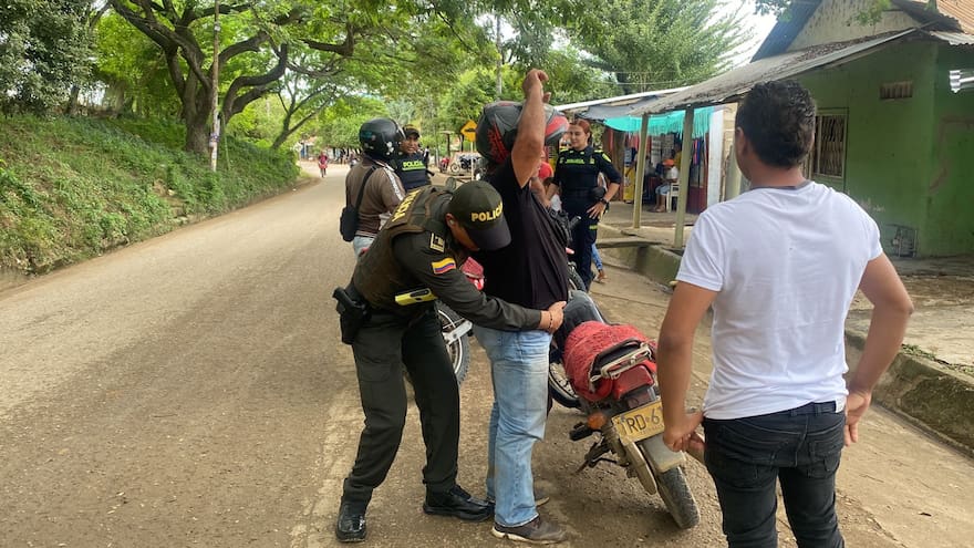 Policía de Bolívar refuerza la seguridad en el municipio de El Carmen