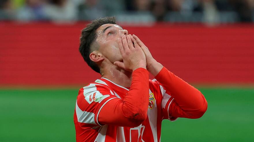 Jugadores de Almería sienten que los han 'robado' en el Santiago Bernabéu