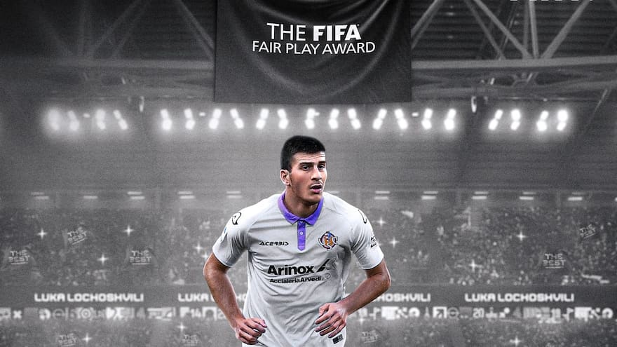 Luka Lochoshvili gana el premio de la Fifa al ‘Fair Play’