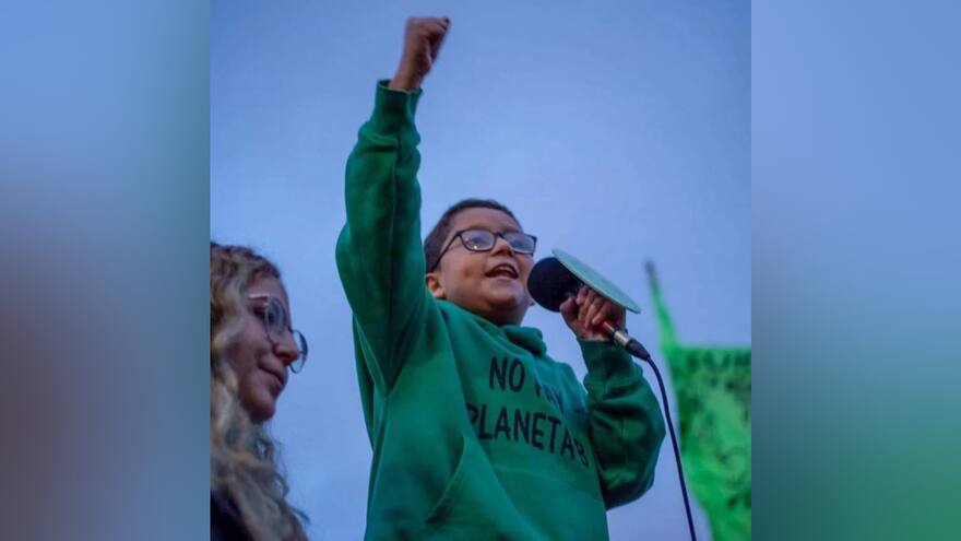 La ONU defiende en redes a niño colombiano defensor del medio medio ambiente