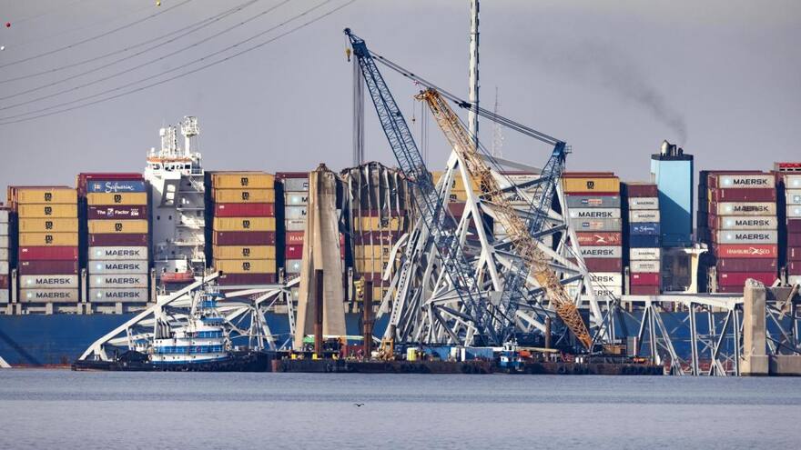 Hallan cuerpo de otra de las víctimas del accidente en puente de Baltimore