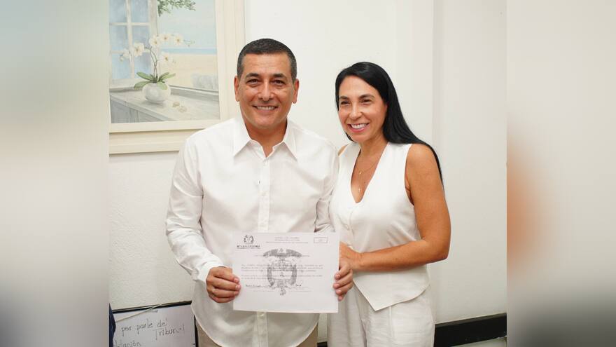 Bolívar: alcalde electo de Cartagena, Dumek Turbay, ya tiene su credencial