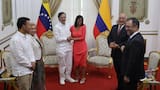 Petro es recibido por Delcy Rodríguez en primera visita a Venezuela tras captura de Maduro