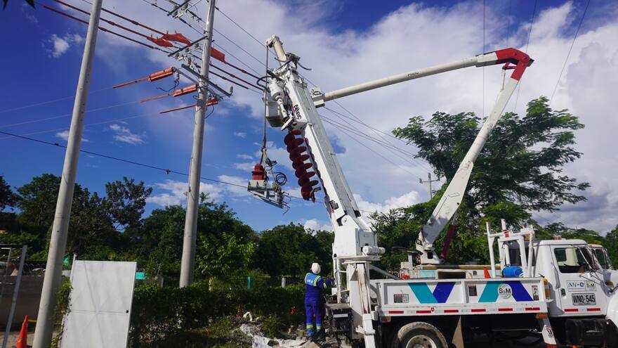 Trabajos eléctricos de mantenimiento en el circuito Atlántico