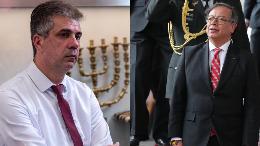 Canciller israelí dice que 'ataques' de Petro reflejan una 'ceguera moral'