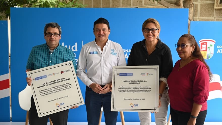 Inauguran 4 laboratorios de biología molecular en el Atlántico