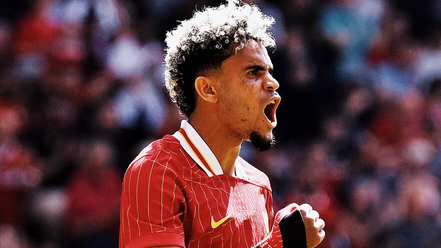 Luis Díaz se reportó con doblete en la pretemporada del Liverpool