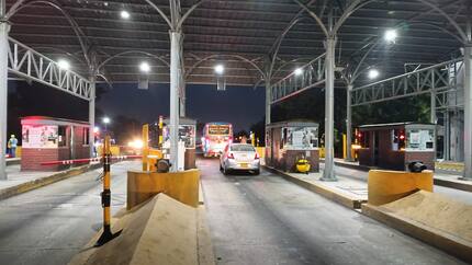 Se registran nuevamente protestas en el peaje de Sabanagrande: levantaron talanqueras para evitar cobros