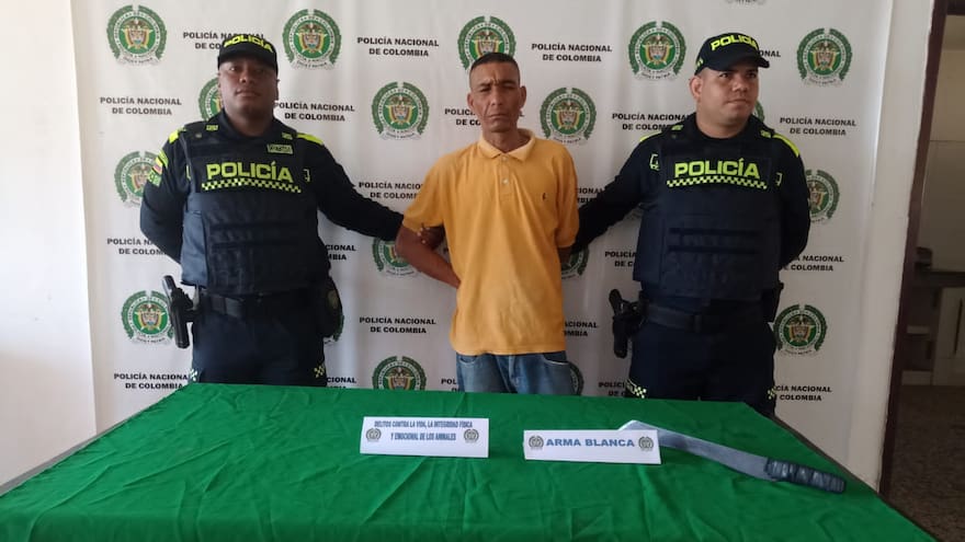 Maltrato animal: hombre agredió con un machete a un perro en Polonuevo