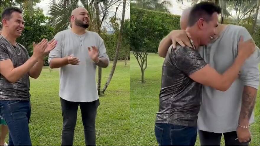 Video: Jhonny Rivera le regaló un carro de 80 millones de pesos a uno de sus trabajadores y así reaccionó