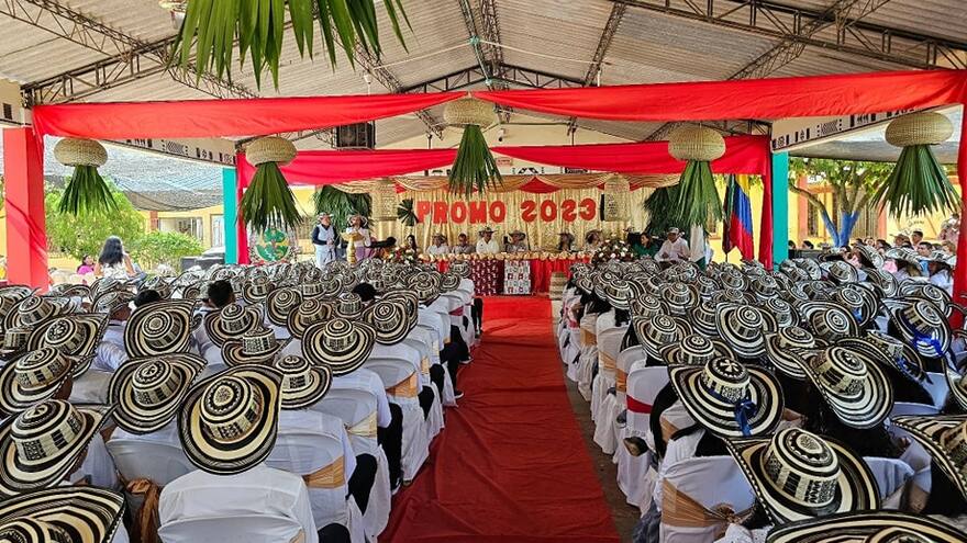 Video: estudiantes se graduaron con Sombrero vueltiao en Tuchín, Córdoba